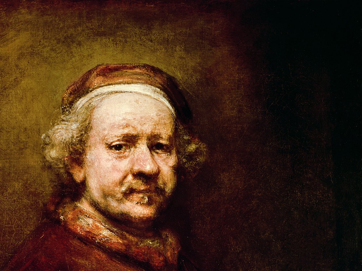 Autorretrato a la edad de 63 años, 1669 (detalle)